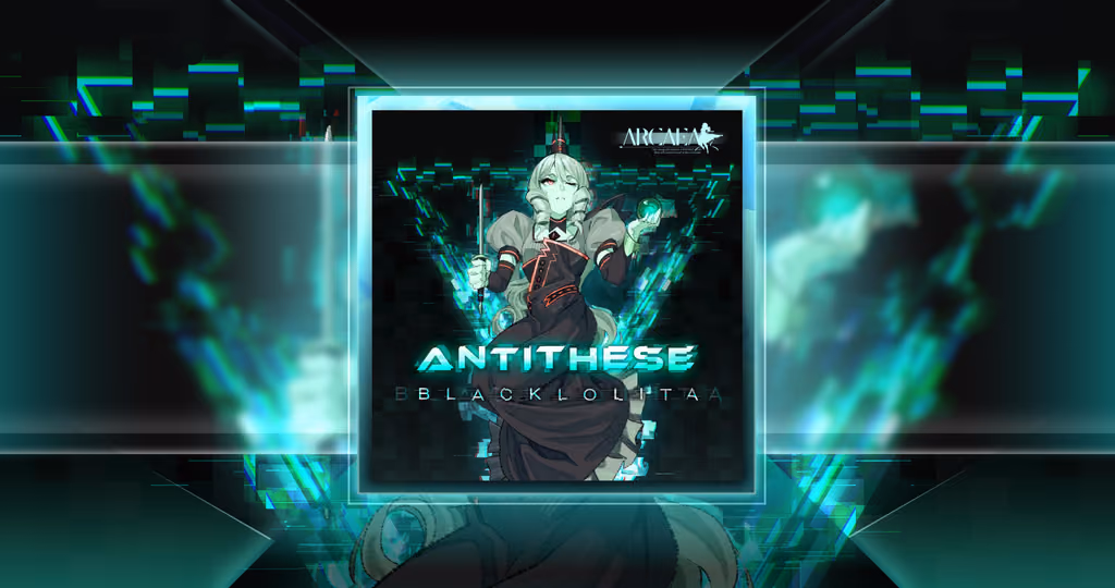 Cover art for Antithese, illustrated by 釜飯轟々丸 + jht (Design: 祈莲)