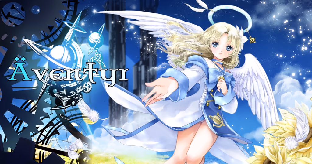 Cover art for Äventyr, illustrated by Grand Thaw / Rigël Theatre