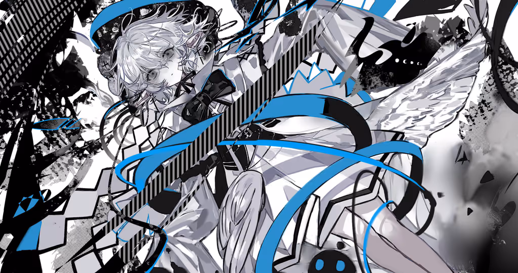 Cover art for Broken Sky, illustrated by 午苔veeee~