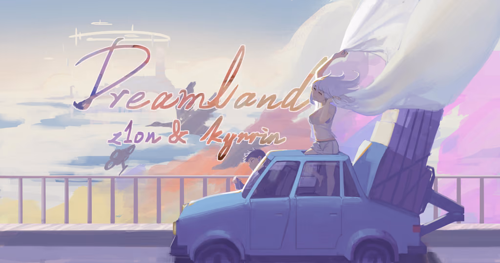 Cover art for Dreamland, illustrated by 海产