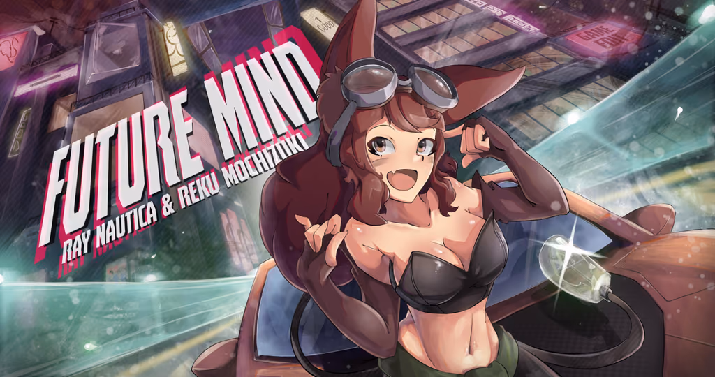 Cover art for Future Mind, illustrated by Keiby.comics