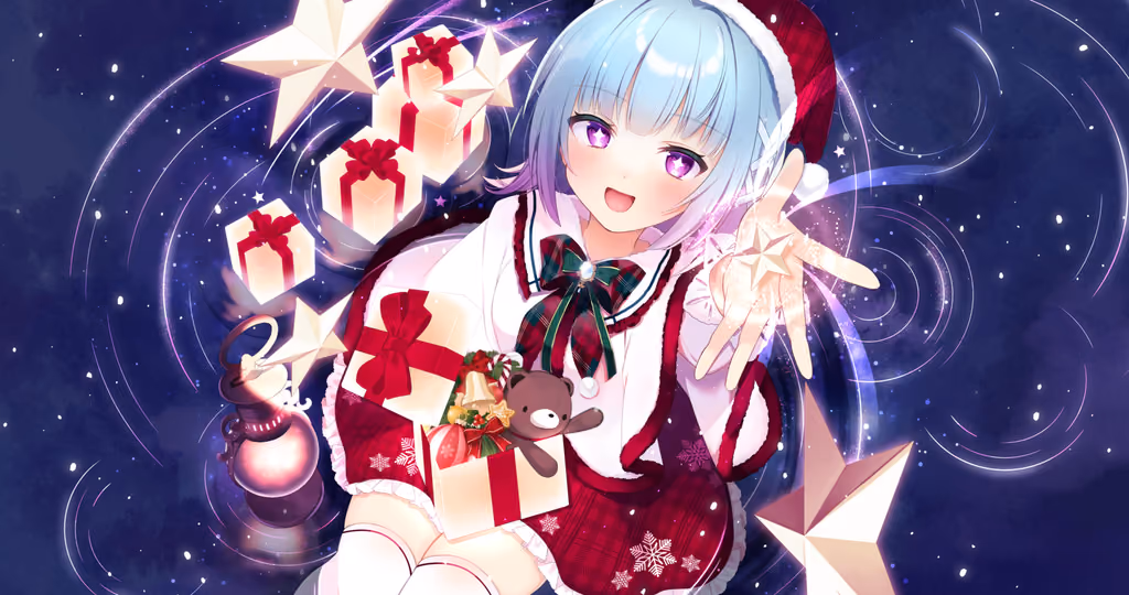 Cover art for Kirakira Noel Story!!, illustrated by ナナシ
