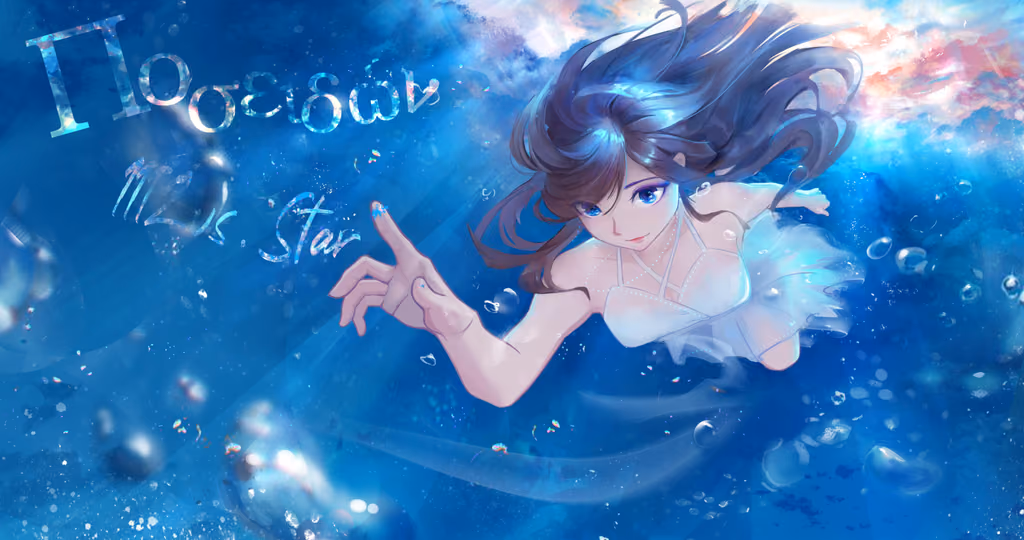 Cover art for Ποσειδών, illustrated by 老张