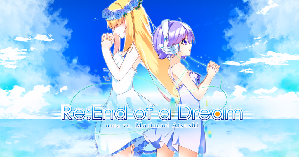 Cover art for Re:End of a Dream, illustrated by masiro vs. adaptor