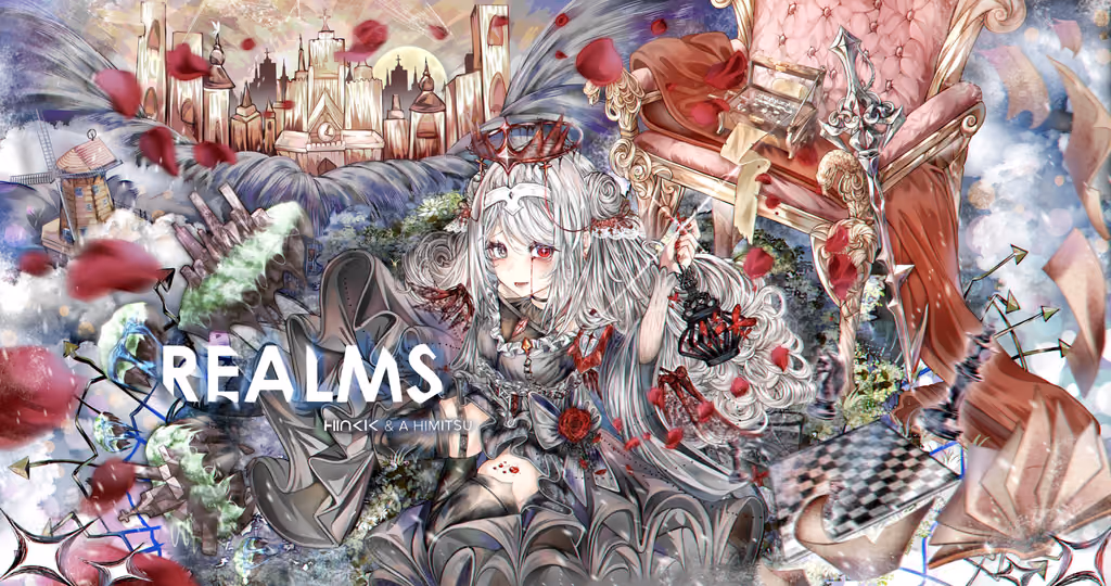 Cover art for Realms, illustrated by 圆规compasses