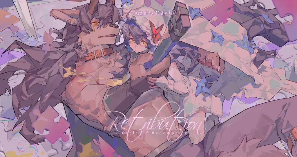 Cover art for Retribution ~ Cycle of Redemption ~ , illustrated by 死と花の大祭司(ʌᴉoƨმᴉϝ);;