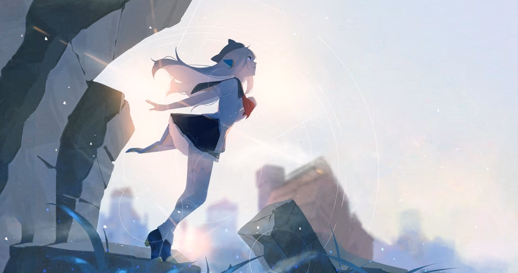 Cover art for Secret Illumination, illustrated by Juice Black (青鸟 modified)