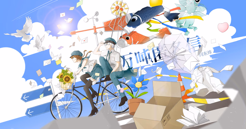 Cover art for 万吨匿名信, illustrated by IvyTowers