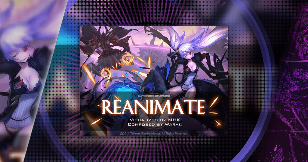 Cover art for 暗夜苏醒 (REANIMATE), illustrated by MHK (青鸟 modified)