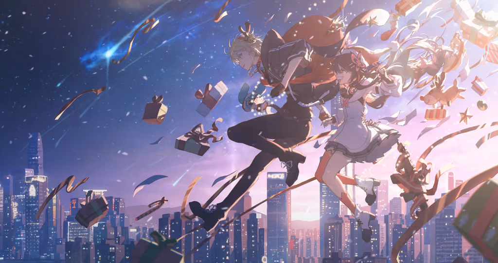 Cover art for 聖夜讃歌, illustrated by 绀屋